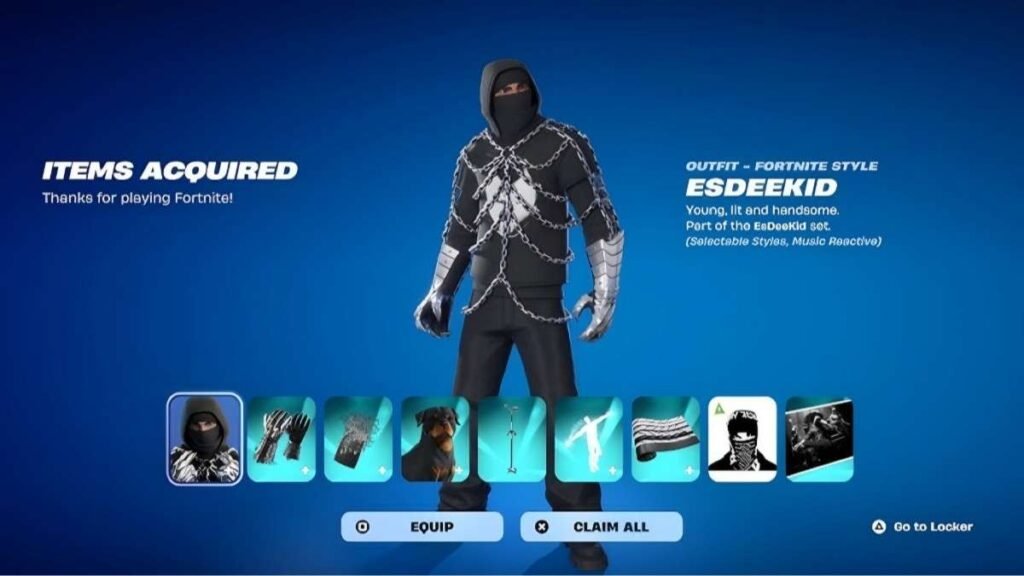 EsDeeKid Skin in Fortnite